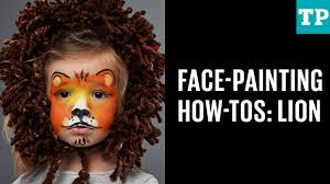 face painting for kids adorable lion