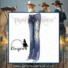 Trinity Ranch Collection Designer Jeans Crystal Embellished Size 16 Size 14 Last Dollar Tack