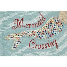 front porch mermaid crossing rugs