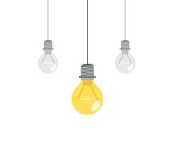 Premium Vector Light Bulbs Symbol Of
