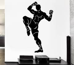 Wall Decal Sport Athlete Fighter