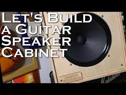 let s build a guitar speaker cabinet