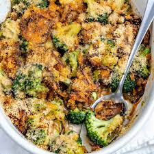 Such a versatile side dish for fish, beef, chicken, pork, hot dogs, burgers and more. Healthy Broccoli Casserole Recipe Healthy Fitness Meals
