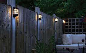 Solar Fence Lights Pack Of 4 Boyds