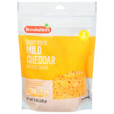 brookshire s shredded mild cheddar cheese