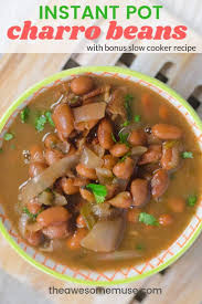 instant pot charro beans chagne