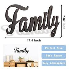 Wooden Family Signs Home Wall Decor