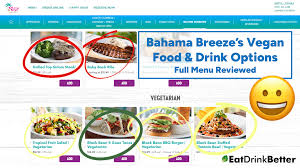bahama breeze vegan food drinks 2023