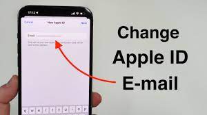 how to change your apple id e mail