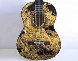 Dibujos de guitarras para imprimir. Dibujos Realistas En Guitarras Patrick Fisher Dsgnr