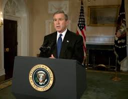 President trump address the nation! President Bush Addresses Nation On The Capture Of Saddam Hussein