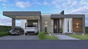 Modern House Design 19x37 M 3 Beds One