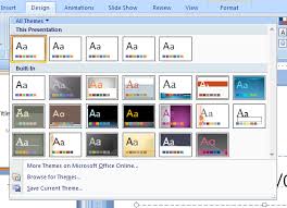 Choose A Custom Theme Theme Editing Format Microsoft