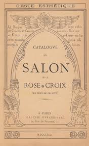 1892 – Parigi – Galleria Durand-Ruel – Catalogue du Salon de la Rose Croix  – Cataloghi arte 800 – 900
