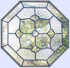 Clearoct2p Leaded Glass Octagon Window