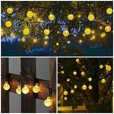 Solar Power Fairy Lights String Garden