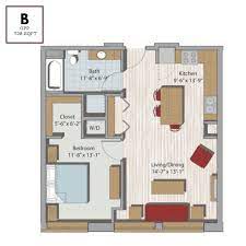apartment floor plans south water works