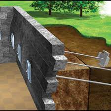 wall stabilization for concrete or