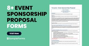 sle event sponsorship proposal forms
