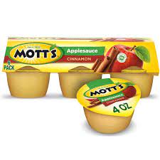 mott s cinnamon apple sauce 6x4oz