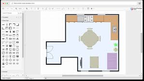 free dining room floor plan template