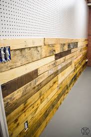 Installing Pallet Pegboard Walls