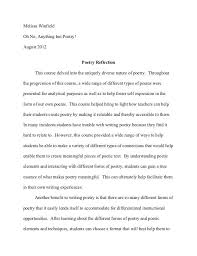 How to write a reflective paper? Poetry Reflection Paper Slideshare Sampleresume Reflectionpaperexample Self Reflection Essay Essay Writing Examples Reflective Essay Examples