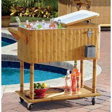 Outdoor Ice Chest Beverage Cooler Ideas