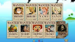 one piece straw hat pirates wanted