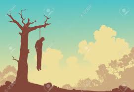Αποτέλεσμα εικόνας για a man hanging from a tree paintings