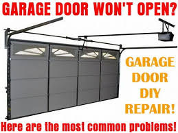 garage door will not open how to fix