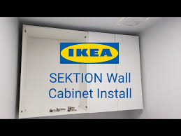 Installing Ikea Sektion Wall Cabinet