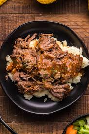 slow cooker balsamic beef roast