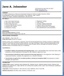 Software Testing Resume Samples essay cover letter examples junior    
