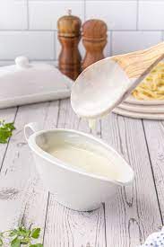 how to make cream sauce with milk