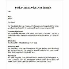 preparation of offer letter service at