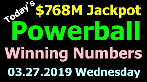 Latest winning powerball numbers plus past winning numbers for every wednesday and use the online powerball number checker to check the tickets you've bought against the powerball winning. Today Powerball Winning Numbers 27 March 2019 768m Jackpot Powerball Drawing Tonight 3 27 2019 Youtube
