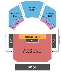House Of Blues Seating Chart Dallas