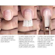 fiber nails fiber gl to acrylic nail