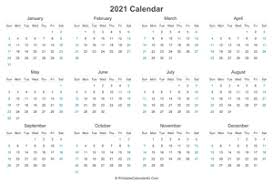 Download free printable calendar 2021, yearly, weekly and monthly calendar 2021 including holidays, notes space or moonphases. Printable Calendar 2021 Yearly Monthly Weekly Planner Template