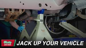 how to jack up support your vehicle