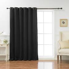 Black Grommet Blackout Curtain