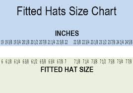 Cheap Fitted Hat Sizes To Inches
