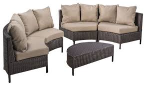 gdf studio outdoor 4 seater curved