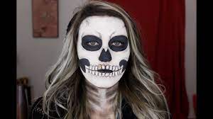 easy skeleton makeup tutorial