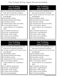 editable writing checklists for differentiation ppt how to essay writing upper elementary middle