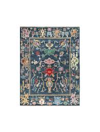 hand knotted midnight blue rug rugs