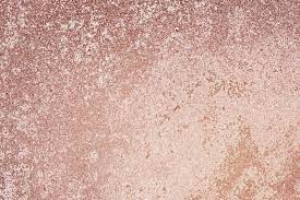Roughly Pink Gold Painted Concrete Wall