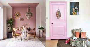 room with dusky pink paint dulux