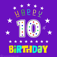 happy 10th birthday wisheessages